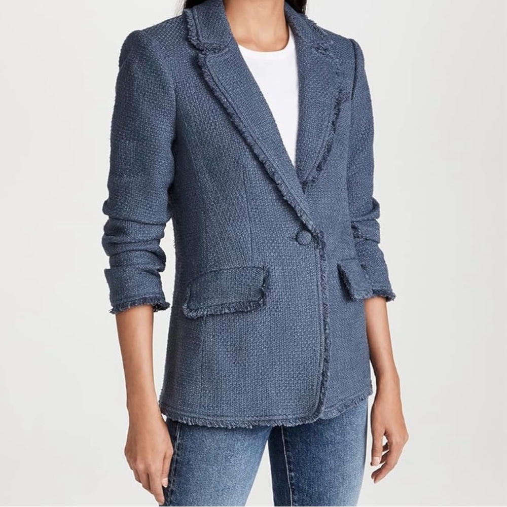 cinq à sept Khloe Boucle Blazer - Picture 2 of 16